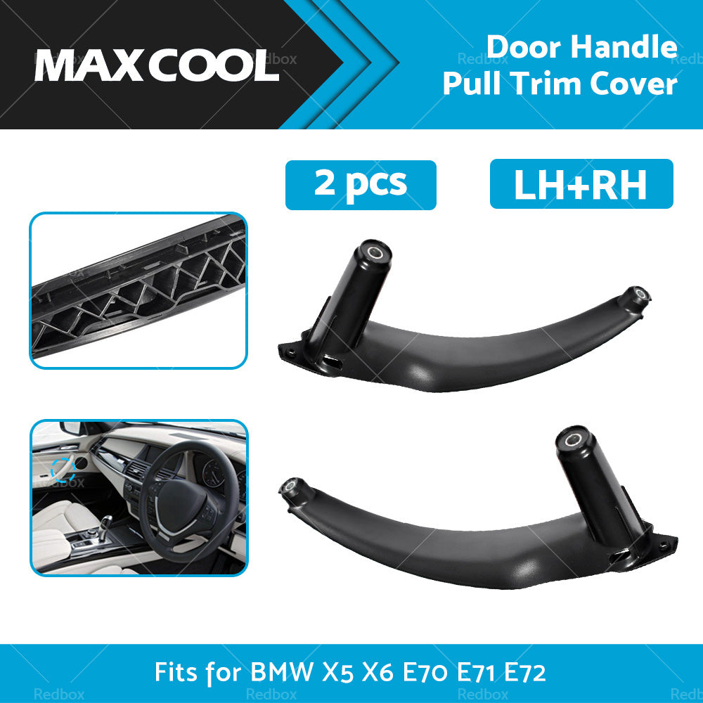 {{ LHRH Front or Rear Door Handle Pull Trim Cover Black For BMW X5 E70 X6 E71 E72 }} - Buy Car Parts Online at {{ Kaka Auto Parts }}.