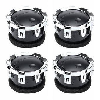 compare product 4x Dash Air Vents Black Chrome Suitable For Ford F-250 F-350 Super Duty 08-16