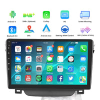 In-Dash Units 9inch Touch Screen Stereo CarPlay Suitable For Toyota Corolla 2009-13