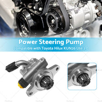 {{ Power Steering Pump Suitable for Hilux KUN16R KUN26R 3. 0L 1KD-FTV Turbo Diesel }} - Buy Car Parts Online at {{ Kaka Auto Parts }}.