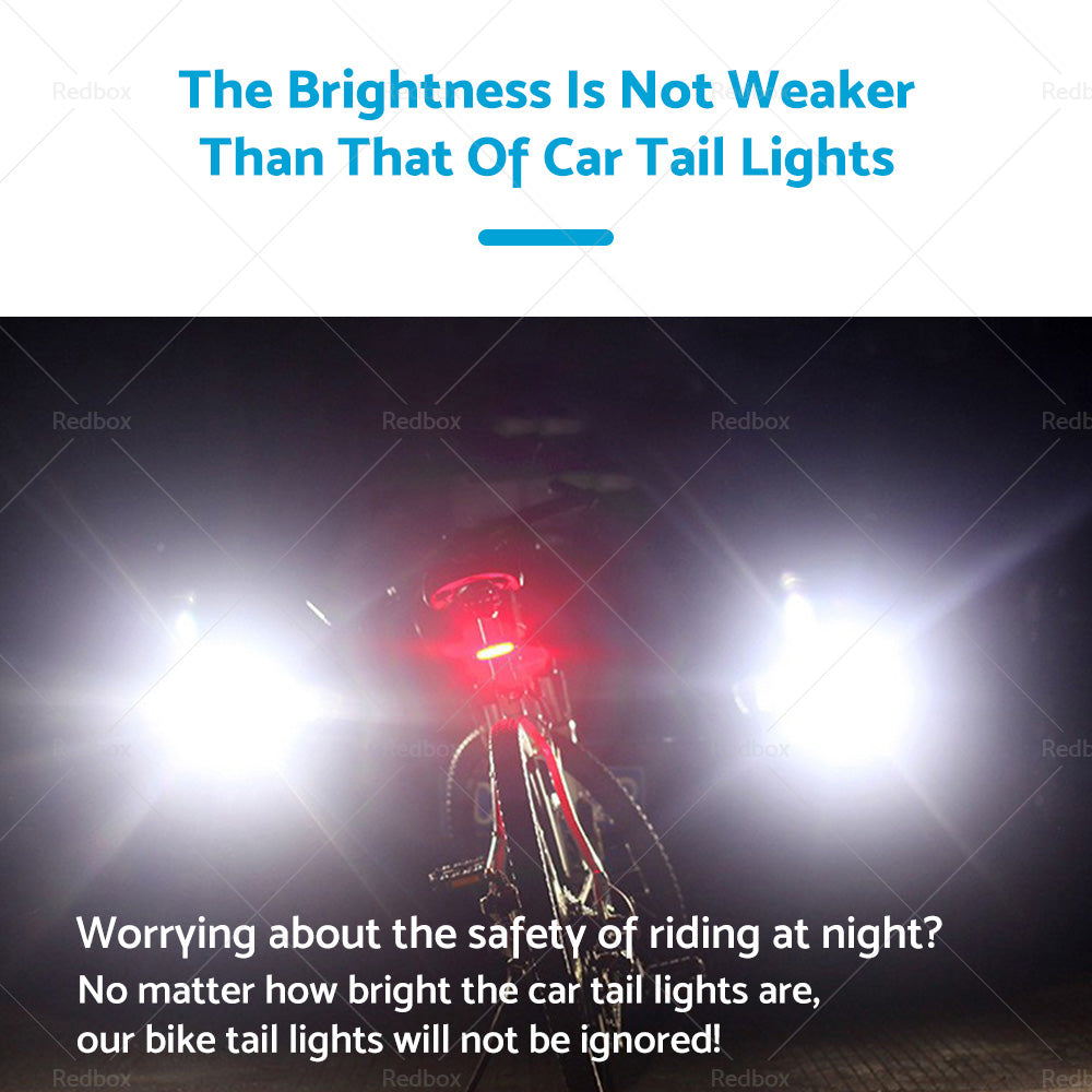{{ 120 Lumens LED Bike Tail Light USB Rechargeable Powerful Bicycle Rear Light }} - Buy Car Parts Online at {{ Kaka Auto Parts }}.