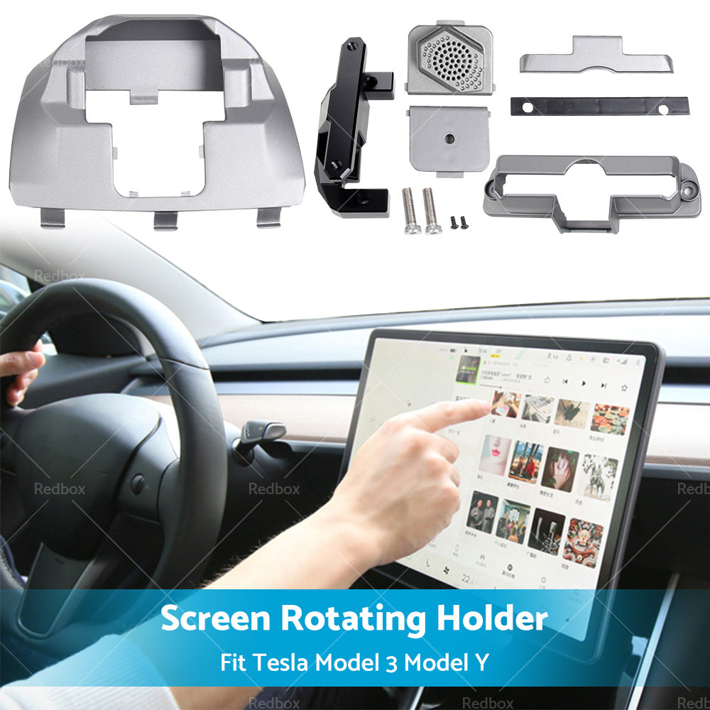 {{ Fit Tesla Model 3 Model Y Screen Rotating Holder Navigation Vehicle Swivel Mount }} - Buy Car Parts Online at {{ Kaka Auto Parts }}.