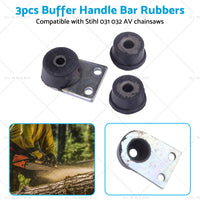 {{ 3PCS Buffer Handle Bar Rubber Suitable for Stihl 031 032 AV Chainsaw }} - Buy Car Parts Online at {{ Kaka Auto Parts }}.