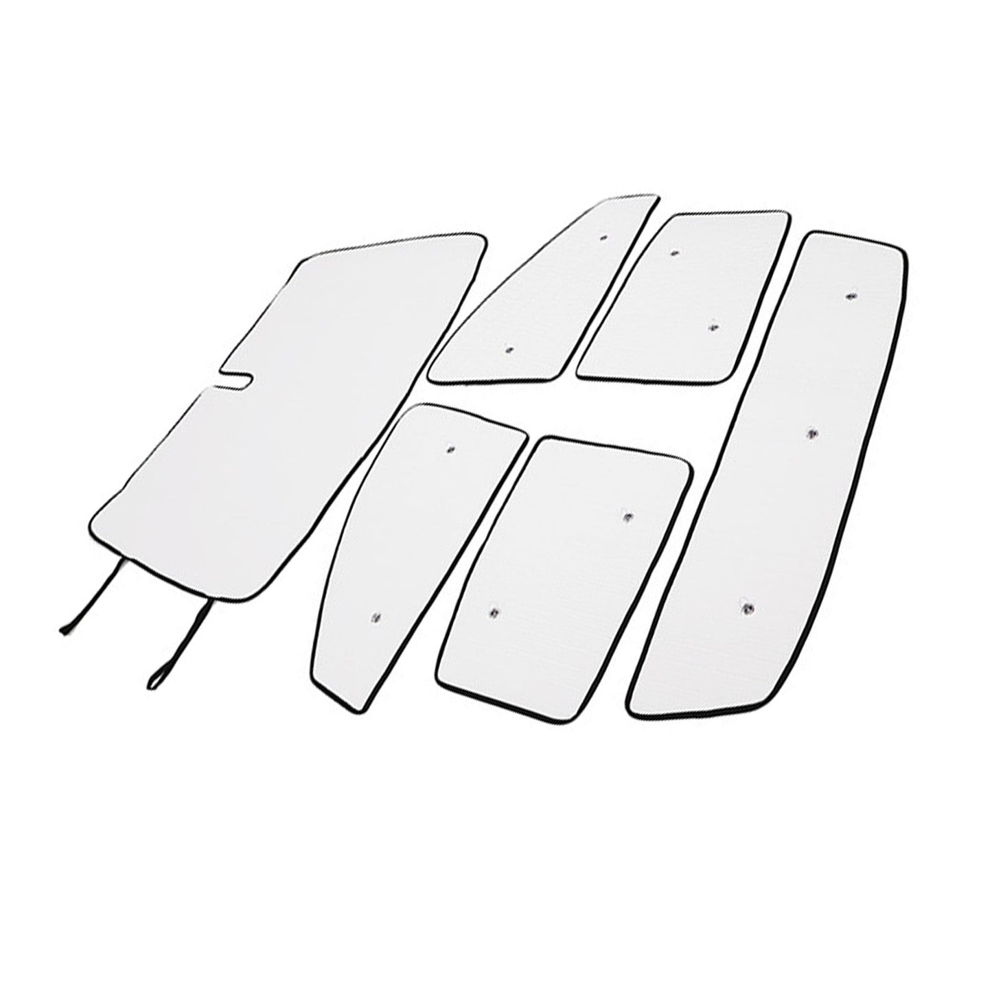 6x Car Sunshade Window Sun Shade Windscreen Visor Suitable For Ford Ranger 2015-2024