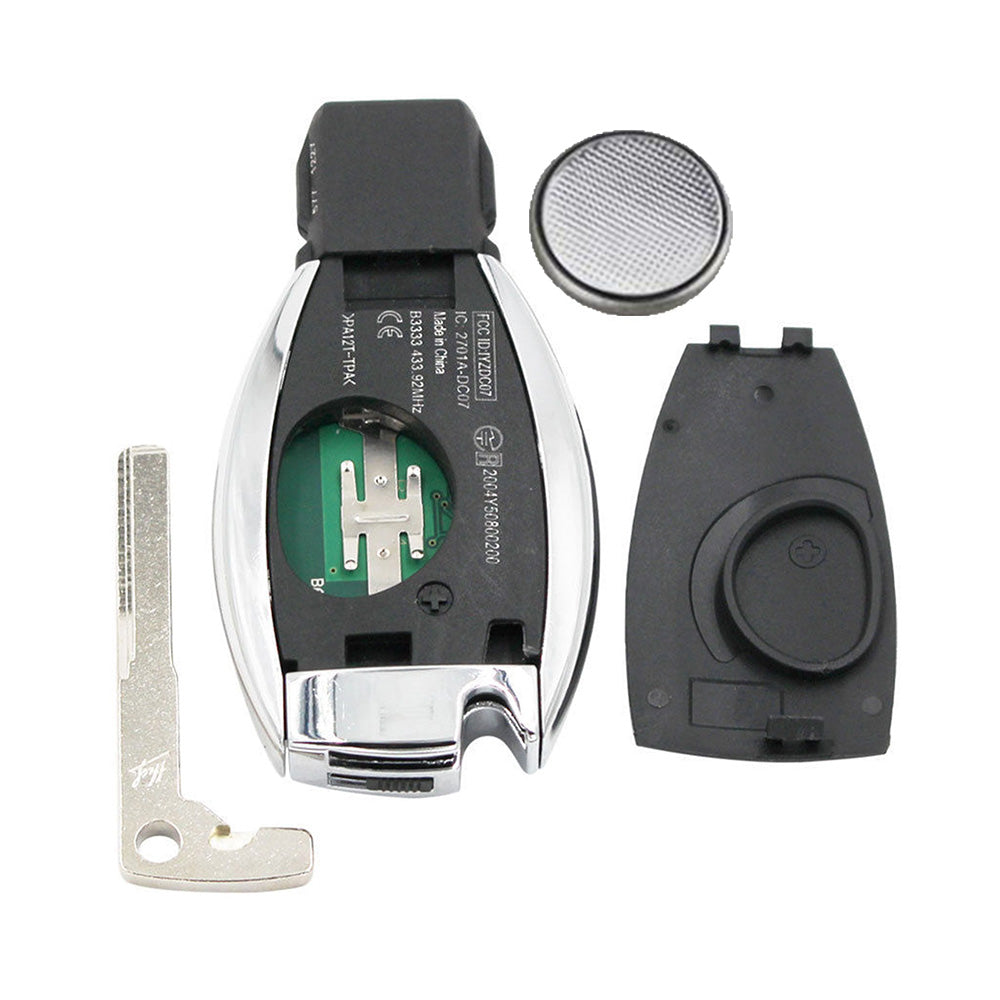 3 Buttons 433MHz Remote Car Key Suitable For Mercedes-Benz A-Class / E-Class / S-Class / G-Class / CLK / SLK / ML-Class 1997-2015
