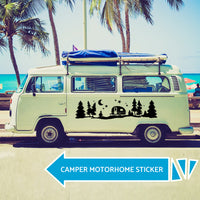 Mountains Adventure Vinyl Decal Sticker Suitable For Camper Van, Motorhome & Caravan