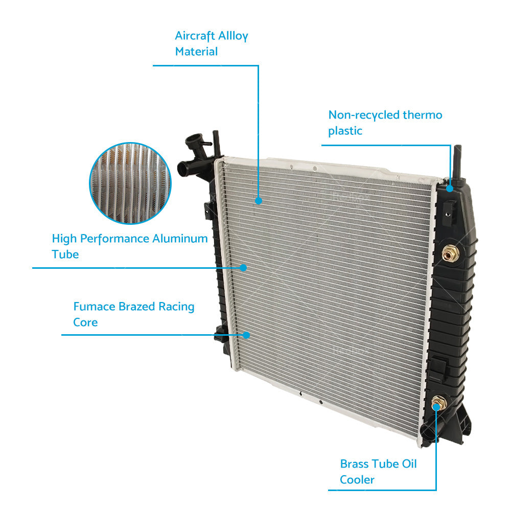 {{ RADIATOR FOR HOLDEN RODEO RA UTE 06-08 COLORADO RC 3. 6 PETROL 08-11 AT MT PETROL }} - Buy Car Parts Online at {{ Kaka Auto Parts }}.