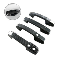 Side Door Handle Covers Suitable For Mitsubishi Triton L200 23-25 Carbon Fiber