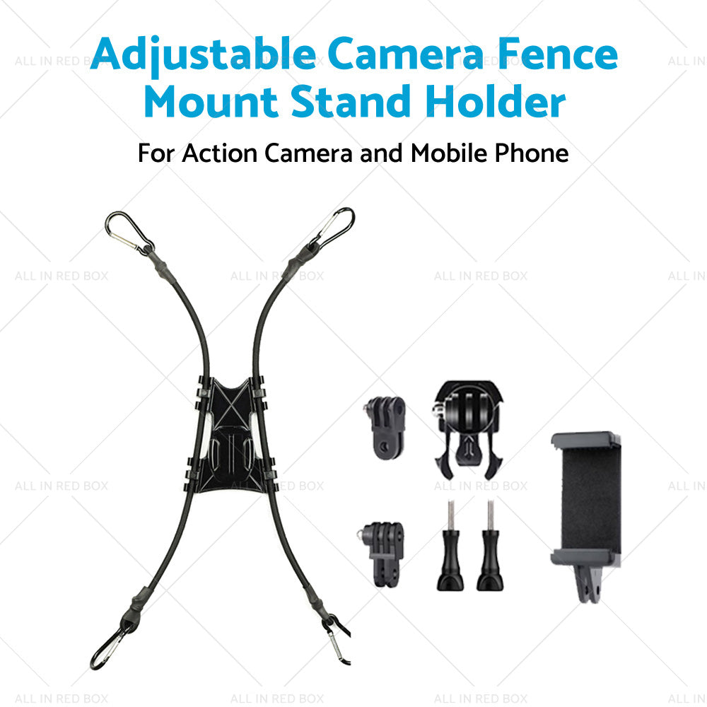 {{ Adjustable Camera Fence Mount Stand Holder For Action Camera and Mobile Phone }} - Buy Car Parts Online at {{ Kaka Auto Parts }}.