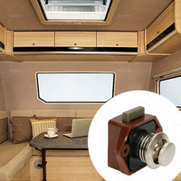 {{ 5x Push Button Latch Knob Catch Lock For Drawer Cupboard Door Caravan Cabinet }} - Buy Car Parts Online at {{ Kaka Auto Parts }}.