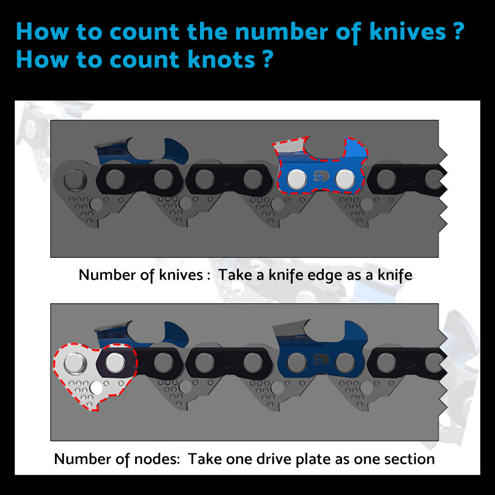 3X 12in Chain Fit for MAKITA CORDLESS 2x18V 36V CHAINSAW DUC302 DUC302Z