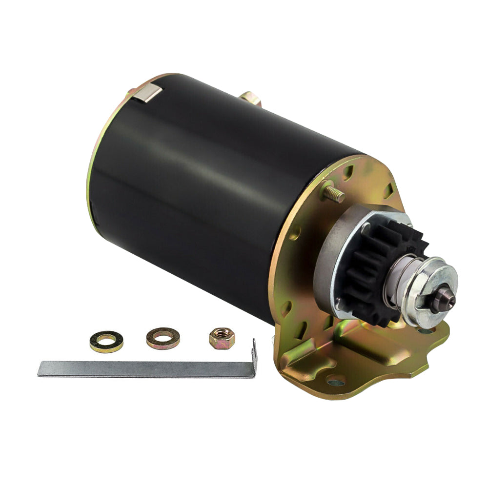 Starter Motor 16 Tooth 12V Heavy Duty Suitable For Briggs & Stratton Ride-On Mower 499521