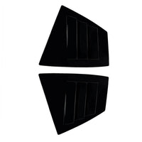 2x Rear Quarter Window Louver Trim Suitable For Subaru WRX STI VA 14-21 Black