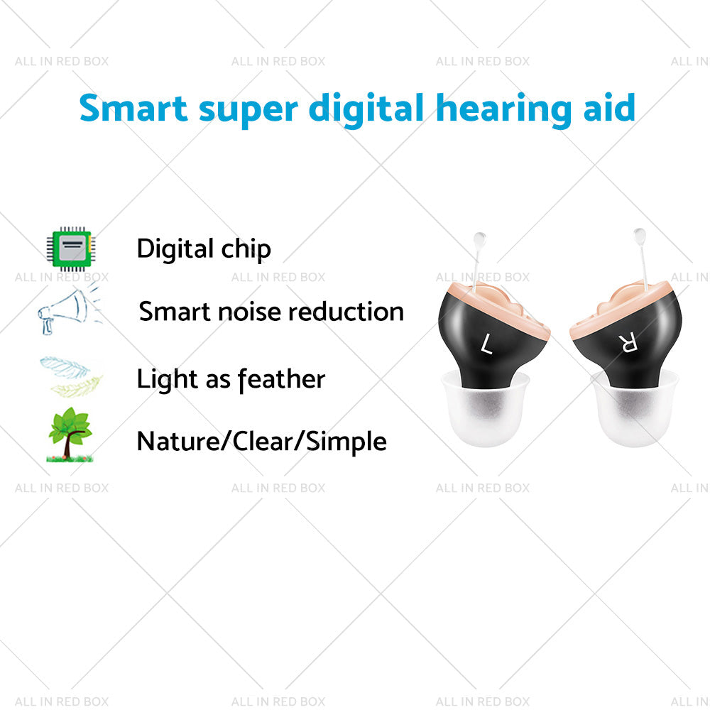 {{ Mini Hearing Aids Digital Invisible In Ear Small Sound Voice Amplifier Enhancer }} - Buy Car Parts Online at {{ Kaka Auto Parts }}.