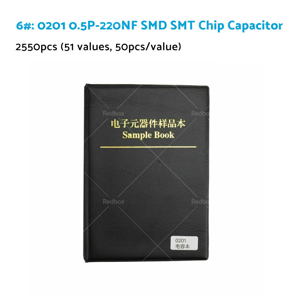 {{ 1x 0201/0402/0603/0805/1206 SMD/SMT Capacitor Chip Resistor Samples Book Kit }} - Buy Car Parts Online at {{ Kaka Auto Parts }}.