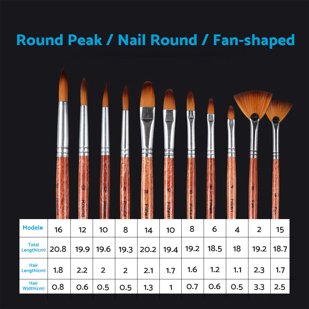 25 Pcs Artist Paint Brushes Watercolour Acrylic Oil Painting Brush With Case Set