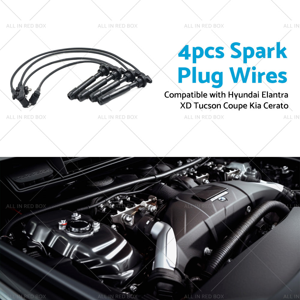 {{ Spark Plug Wire Ignition Lead Suitable for Hyundai Elantra Tucson Coupe Cerato }} - Buy Car Parts Online at {{ Kaka Auto Parts }}.