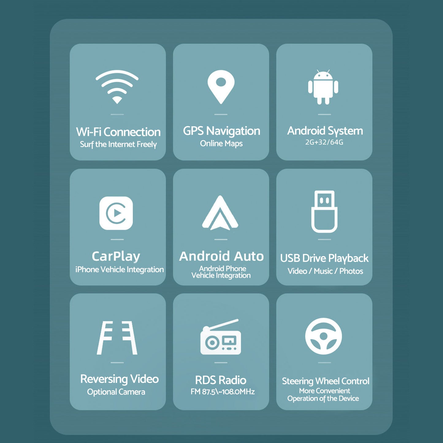 Car Head Unit GPS Camera Android 13 Apple CarPlay Suitable for Mazda 3 2004-2009