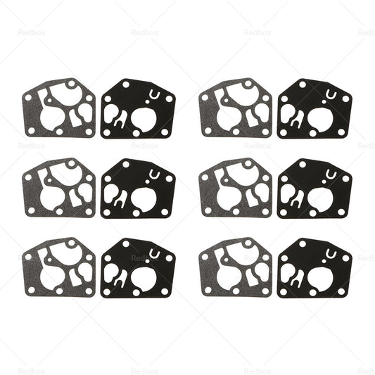 {{ 6x Carburetor Diaphragm Kit SuitableFor Briggs  and  Stratton Motors 495770 795083 }} - Buy Car Parts Online at {{ Kaka Auto Parts }}.