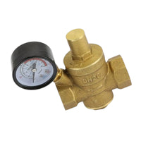 {{ DN15/20/25 Brass Adjustable Water Pressure Reducing Valve with Gauge }} - Buy Car Parts Online at {{ Kaka Auto Parts }}.