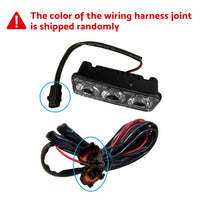 2x Super Bright 3-LED Daytime Running Lights (DRL) White Suitable For Universal Vehicles