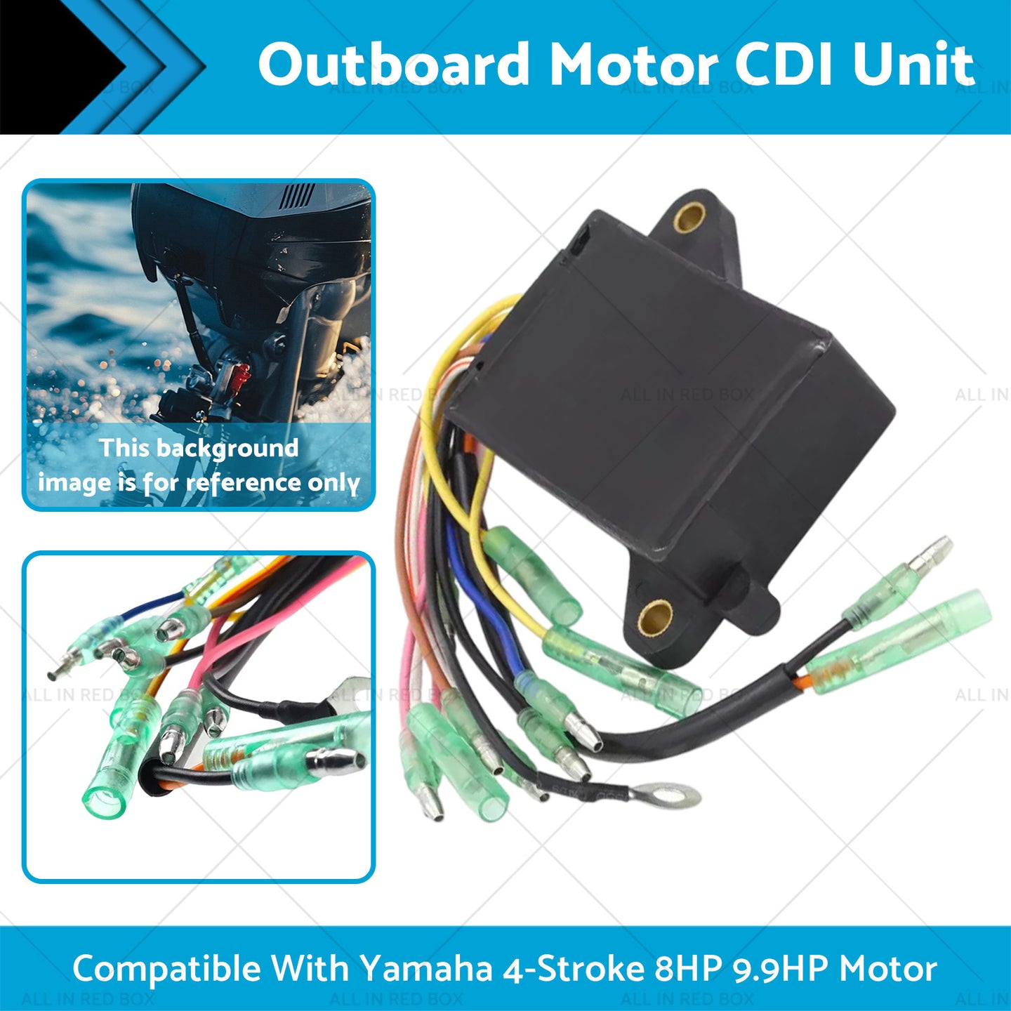 {{ CDI Unit Suitable For Yamaha 4 Stroke 8HP 9.9HP Outboard Motor 68T-85540-00 Outboard Motor CDI Unit }} - Buy Car Parts Online at {{ Kaka Auto Parts }}.
