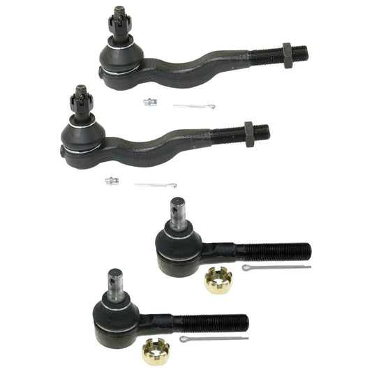 Inner & Outer Tie Rod End Kit 4x Suitable For Mitsubishi Pajero NH/NJ/NK/NL 1991-2020