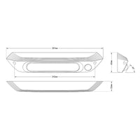 {{ 287MM DUAL LED BUG LIGHT 12/24V AWNING LIGHT AMBER/WHITE LIGHTS W/ SWITCH }} - Buy Car Parts Online at {{ Kaka Auto Parts }}.