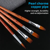 25 Pcs Artist Paint Brushes Watercolour Acrylic Oil Painting Brush With Case Set