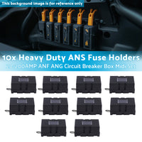 {{ 10x Heavy Duty ANS Fuse Holder 20-200AMP ANF ANG Circuit Breaker Box Midi Set }} - Buy Car Parts Online at {{ Kaka Auto Parts }}.