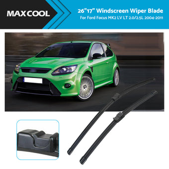 compare product Pair Front Windscreen Wiper Blades 26 inch   17 inch  Fits For Ford Focus MK2 2004-2011
