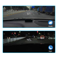 Universal Car Head Up Display GPS Speedometer Digital Speed Warning OBD2
