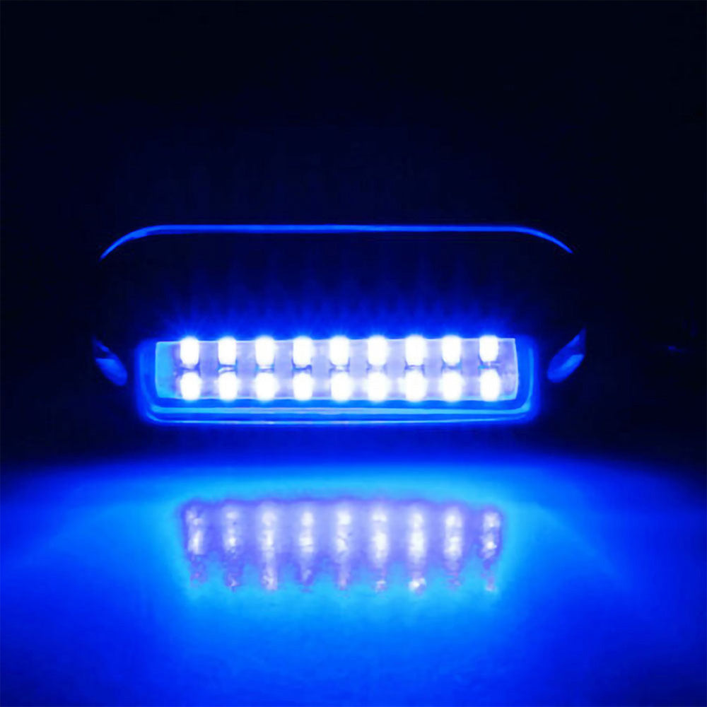 2x Blue 27LED Underwater Marine Transom Boat Light 316 Stainless Steel Pontoon