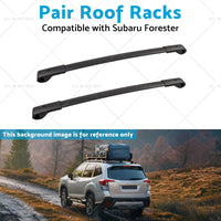 {{ Pair Balck Roof Racks Cross Bars Suitable For Subaru Forester 2008-2021 }} - Buy Car Parts Online at {{ Kaka Auto Parts }}.