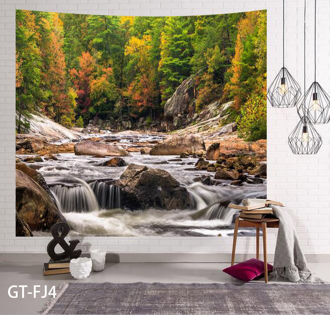 {{ 3D Forest Tree Tapestry Wall Hanging Bedspread Throw Blanket Mat Home DecorCloth }} - Buy Car Parts Online at {{ Kaka Auto Parts }}.
