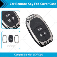 {{ Zinc Alloy Remote Key Fob Case Cover Shell Suitable For LDV D90 3buttons Key Fob }} - Buy Car Parts Online at {{ Kaka Auto Parts }}.