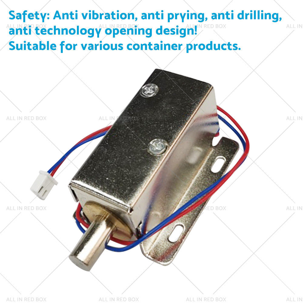 {{ Round Electronic Solenoid Latch Lock 12V 0. 6A Electric Release Assembly Catch }} - Buy Car Parts Online at {{ Kaka Auto Parts }}.