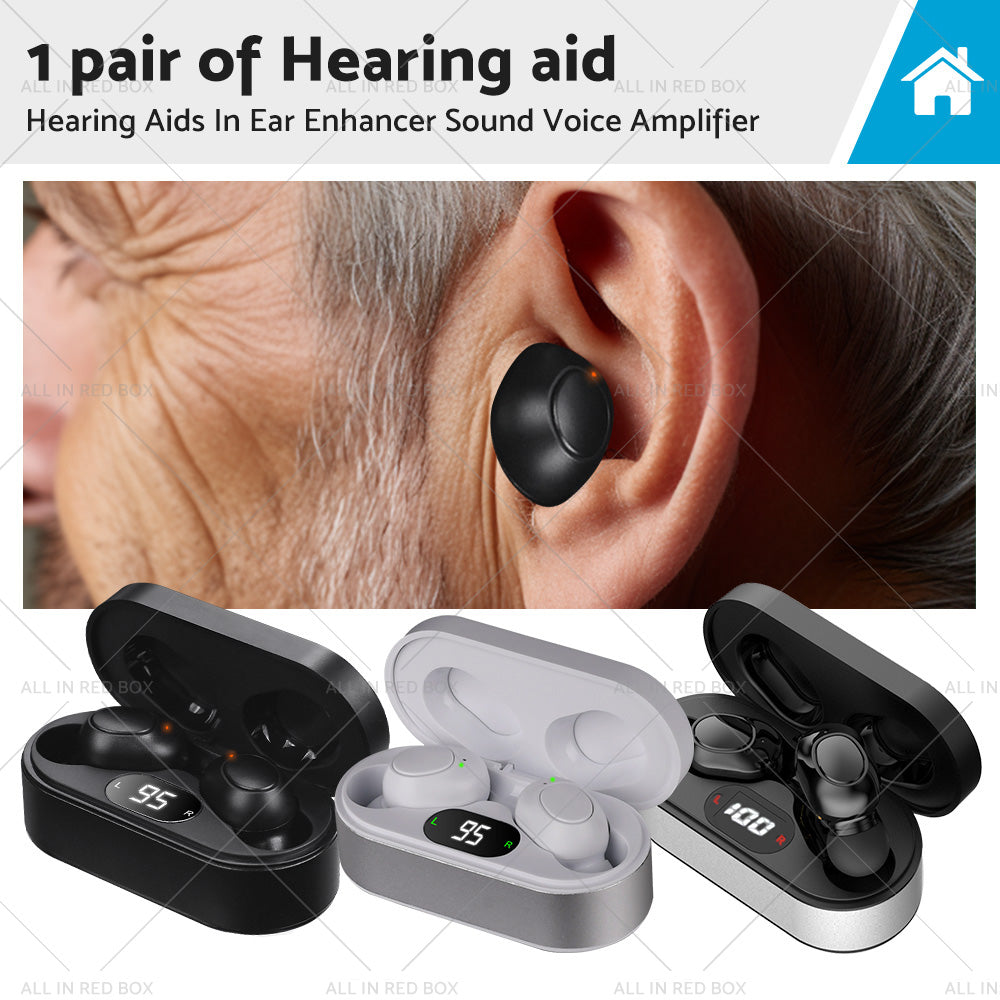 {{ 1 Pair Digital Rechargeable Hearing Aids In Ear Enhancer Sound Voice Amplifier }} - Buy Car Parts Online at {{ Kaka Auto Parts }}.