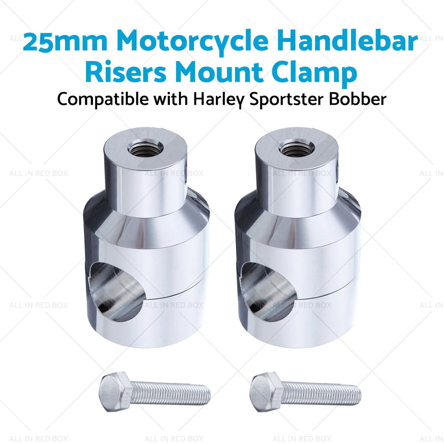 {{ 1inch Motorcycle Handlebar Risers Mount Clamp 25mm Suitable for Harley Sportster }} - Buy Car Parts Online at {{ Kaka Auto Parts }}.