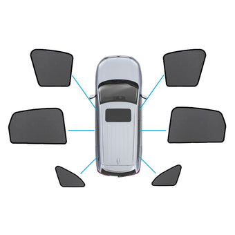 compare product Magnetic Mesh Sun Blind Shades Suitable for Audi Q5 8R 2009–2016 On Front Rear