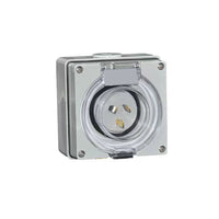 15A 3 Pin Power Inlet Suitable For Caravan Motor Home RV 250V Electrical Socket