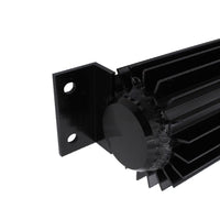 Oil Cooler Universal 12'' Aluminum Dual Pass Finned Transmission W Fittings SL