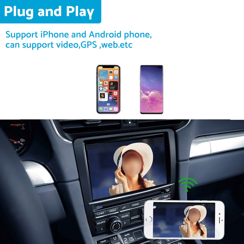 Smart 5G Wifi Carplay Dongle Wired to Wireless Car play USB Adapter Mirror link