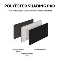 Dash Mat Interior Dashboard Cover Non-Slip Black Suitable For Honda CR-V 2017-2023 SUV