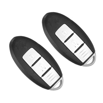 compare product 2x 433MHz 2 Buttons Chip Smart Remote Key Fob Suitable For Nissan Navara Cube