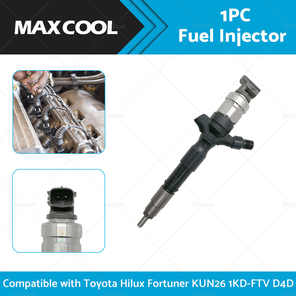 {{ Diesel Fuel Injector Suitable for Toyota Hilux Fortuner KUN26 1KD-FTV D4D 3. 0L }} - Buy Car Parts Online at {{ Kaka Auto Parts }}.