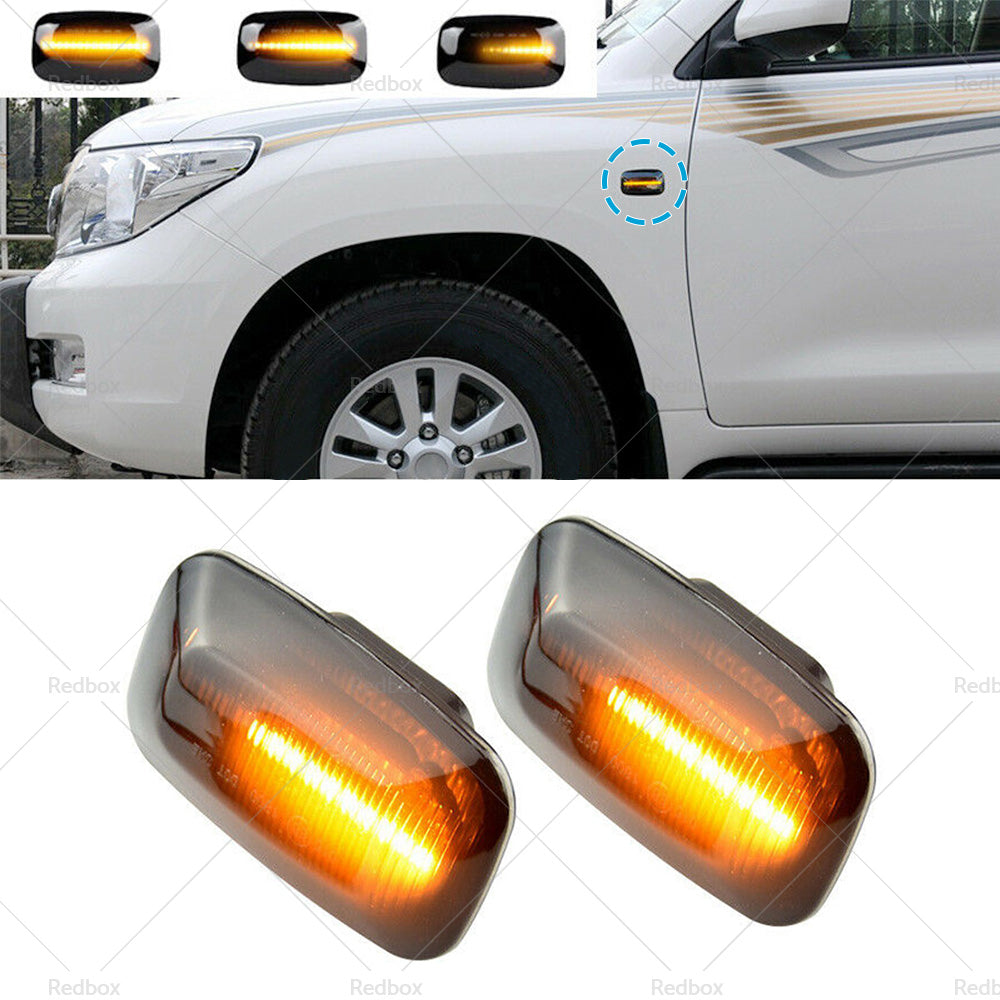 {{ 2 x LED Side Marker Turn Signal Indicator Light Suitable for Toyota Landcruiser }} - Buy Car Parts Online at {{ Kaka Auto Parts }}.