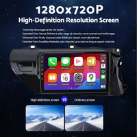 Carplay Android Auto Camera Navi Head Unit Suitable for Toyota Hilux 2015-2022 With Apple Carplay Android Auto