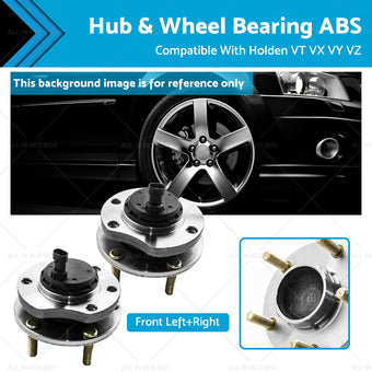 compare product LHRH Front Wheel Bearing Hubs ABS Suitable For Holden Commodore VT-II VY VX VZ
