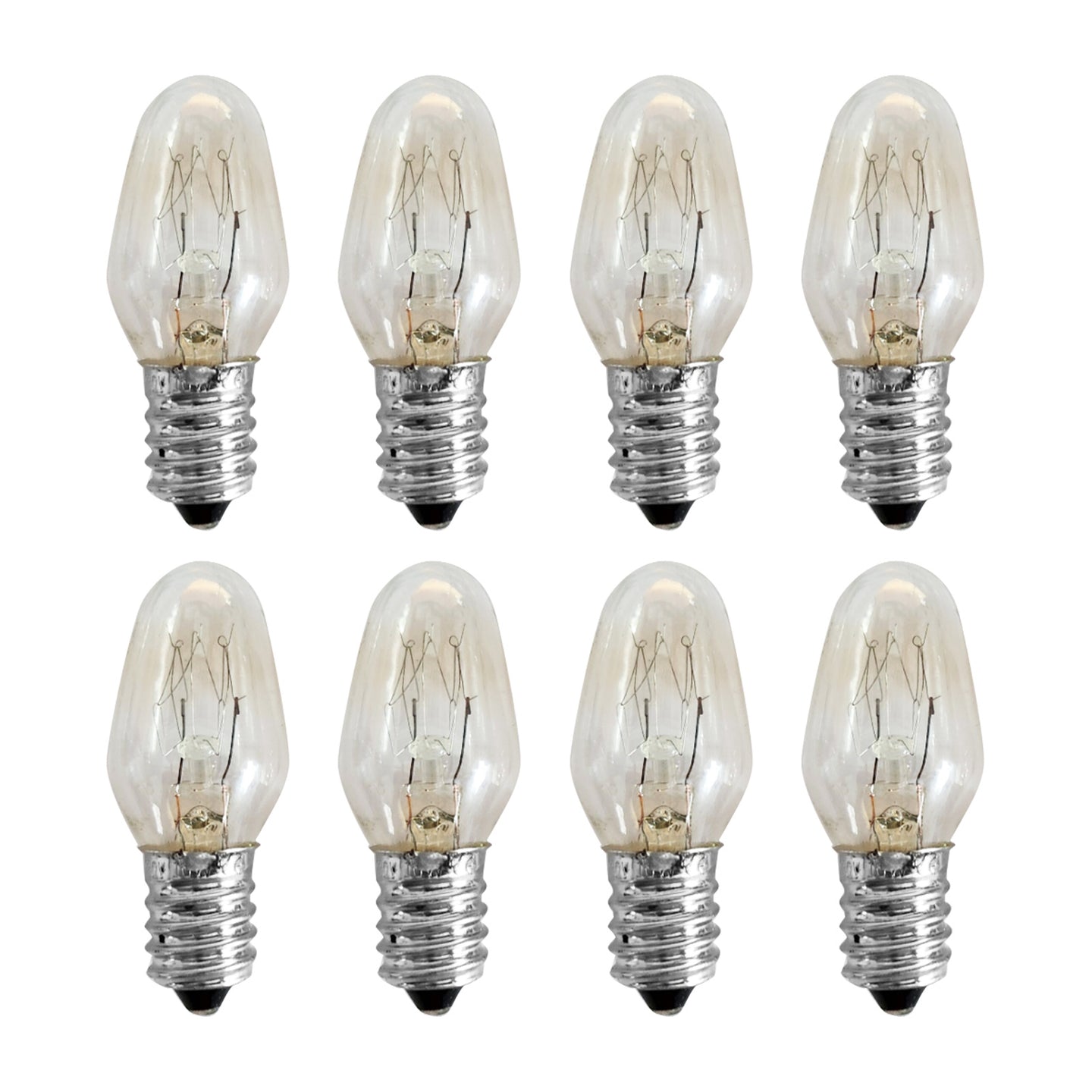{{ 8 PCS 7W/10W 240V E12/E14 Clear Bulbs Night Light Replacement Warm Yellow Light }} - Buy Car Parts Online at {{ Kaka Auto Parts }}.